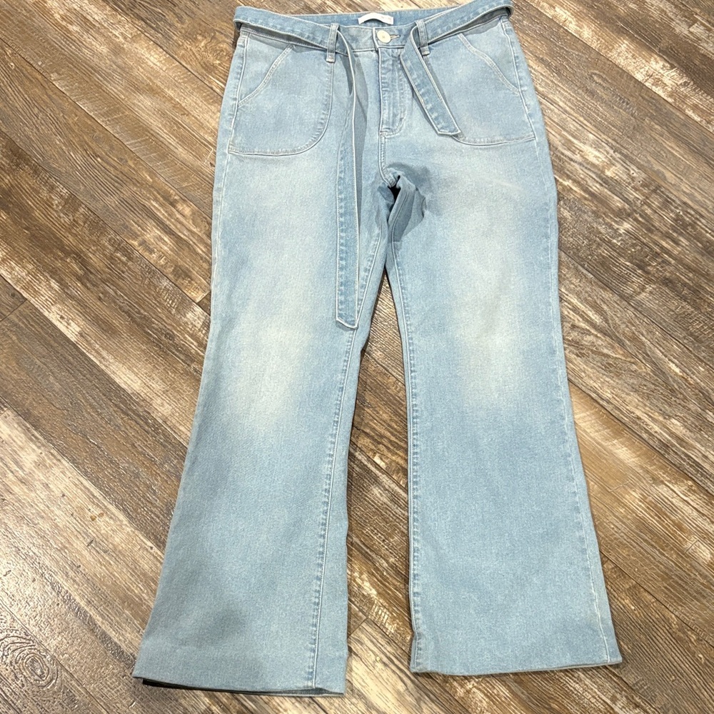LC Lauren Conrad Light Blue Flare Jeans